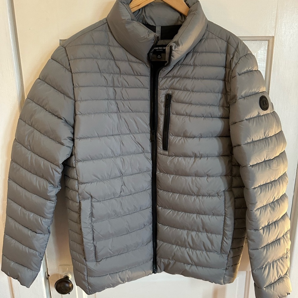 Men's Gray Puffer Jacket